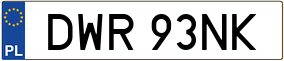 Truck License Plate